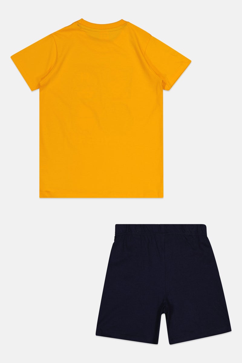 MARVEL Kids Boy 2 Pieces Graphic Print T-Shirt And Shorts Set, Multicolor - Image 3