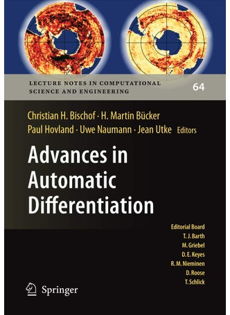 Advances in Automatic Differentiation - pzsku/Z678266595554CD293644Z/45/1749041572/7652e297-6aa5-4b5e-82cb-f5810b490691
