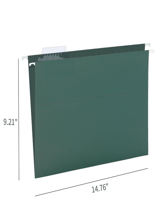 HERKKA Extra Capacity Hanging File Folders, 30 Pack Reinforced Legal Size Hanging Folders with Heavy Duty 0 Inch Expansion, Designed for Bulky Files, Medical Charts, Green - Image 2