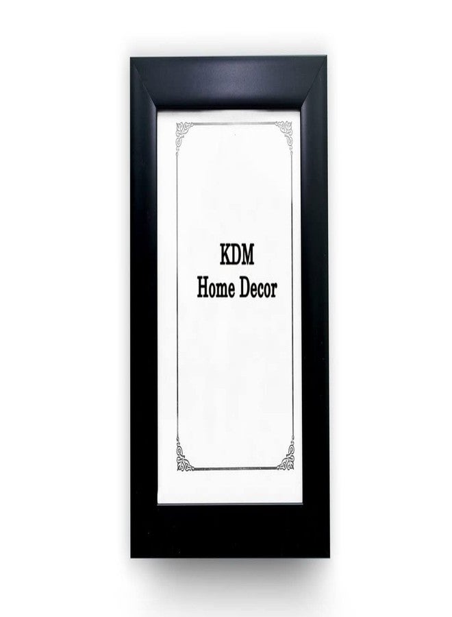 KDM HOME DECOR مجموعة إطارات صور KDM HOME DECOR، قطعتان، لون أسود، مناسبة للطاولة أو الحائط، مقاس 6×9 بوصة. - Image 2