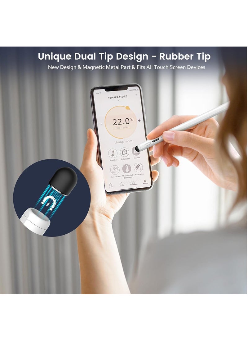 Arabest iPad Pencil 9th&10th Generation, 13 mins Fast Charge Stylus Pen for iPad, Palm Rejection, Tilt Sensitivity, Compatible w/iPad Pro 11/12.9in, iPad 6/7/8/9/10, iPad Air 3/4/5, iPad Mini 5/6 - Image 3