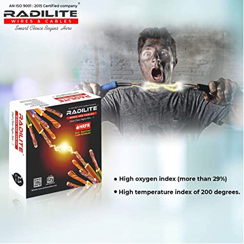 RADILITE Copper Wire with Triple Layer PVC Coating, Single Core Flexible Electric Cable for Domestic & Industrial Connections (2.5 mm, 90m Long, Red),RLWC14 - Image 4