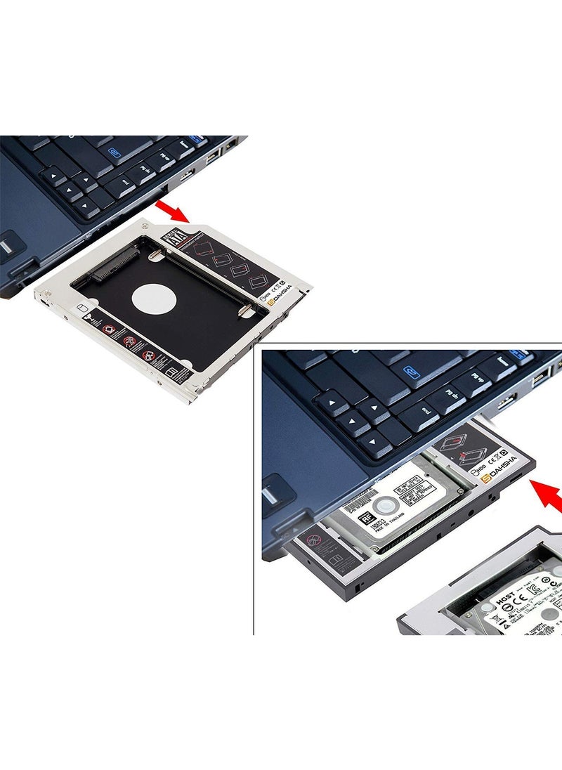 9.5 مللي متر العالمي 2.5 2nd 9.5 مللي متر Ssd Hd SATA القرص الصلب محرك الأقراص الصلبة العلبة محول خليج ل Cd Dvd Rom البصرية خليج - pzsku/Z67829350BE4E554D0921Z/45/_/1733565771/cf92b32e-d5bf-4361-b764-93710818993e