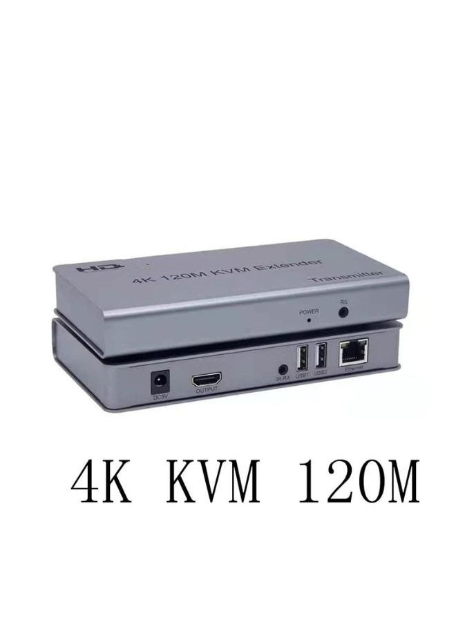 XLT 4K HDMI KVM Extender Transmitted Over Ethernet Cable with HDMI and USB Ports -120M  - Image 2
