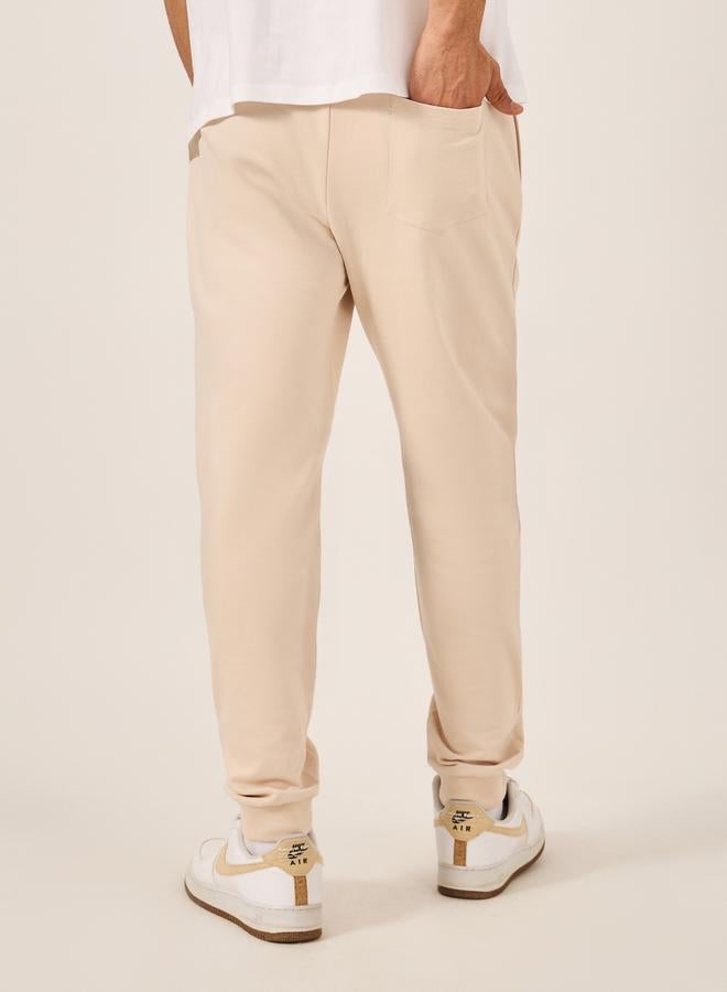 Styli Mid Rise Slim Fit Rib Cuffed Joggers - Image 5
