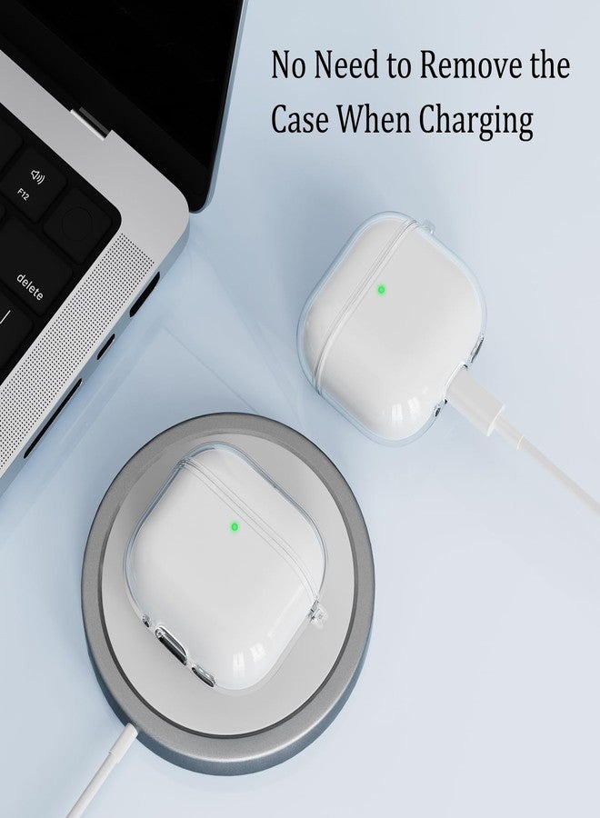 Vanjua Clear Cover for AirPods 4 Case, Soft TPU Shock Resistant, Full Protective Case Cover Compatible with AirPods 4th Generation 2024 (Clear) - Image 5