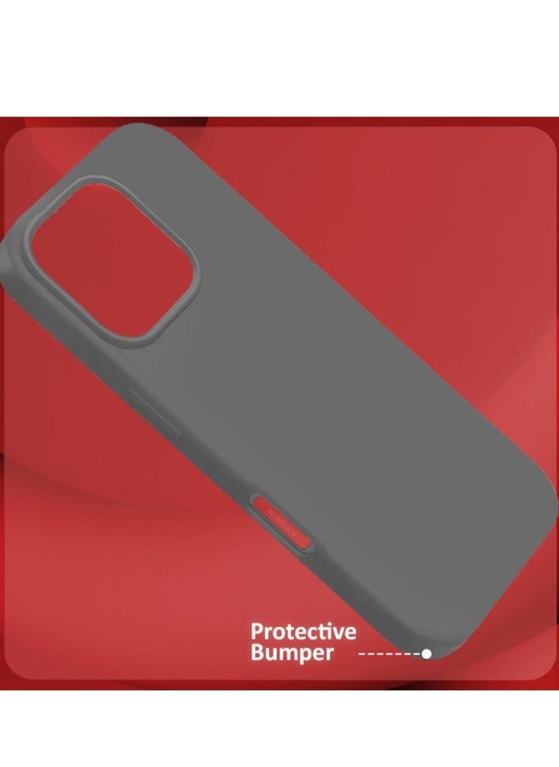 JAJEEK "Liquid Silicone Case for iPhone 16 Pro Max - Ultra Slim Design, Soft Anti-Scratch Microfiber Lining & Drop Protection" - Image 4