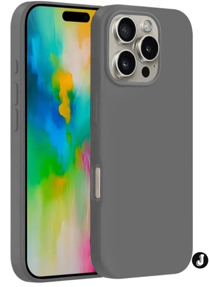 JAJEEK "Liquid Silicone Case for iPhone 16 Pro Max - Ultra Slim Design, Soft Anti-Scratch Microfiber Lining & Drop Protection" - Image 1