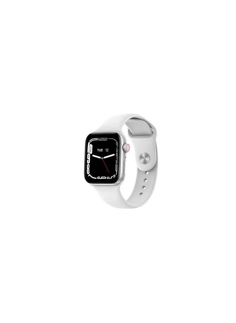 Smart Smart watch watch smart color silvar Silver color The watch is water and dust resistant Comes with a battery capacity of 180 mAh  - Image 1