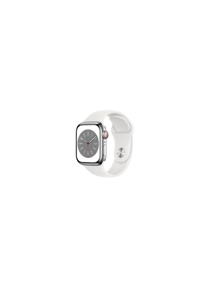 Smart Smart watch watch smart color silvar Silver color The watch is water and dust resistant Comes with a battery capacity of 180 mAh  - Image 3
