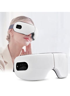 A.M Smart Vibrating Electronic Healthy Thermal Eye Massager, Adjustable Eye Massage Machine, Professional Eye Massager Cover, Cure For Eye Puffiness During Migraine And Sinus  - Image 1