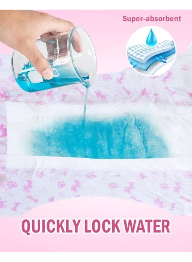 حفاضات الكلاب الأنثوية، حفاضات الحيوانات الأليفة، حفاضات الكلاب، حفاضات الكلاب، حفاضات الكلاب فائقة الامتصاص، حفاضات الكلاب المصنوعة من لب الخشب الصحي، حفاضات الكلاب الصحية، التدريب على سلس البول - Image 2