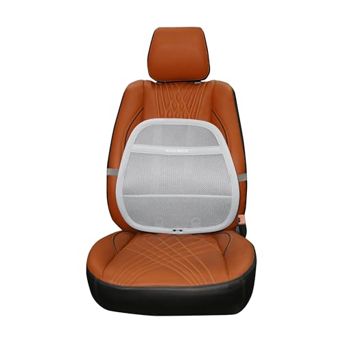 aliens world Ventilated Seat Covers Small 3 Speeds Car Seat Cushion Cover Car Accessory Universal for for Cars, Trucks, SUVs for 5 Fan Conditioned Ventilated Lumbar Support Pillow (Grey) - Image 1