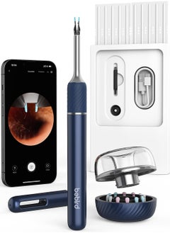 Bebird Ear Wax Removal Tool with Camera WiFi Visible Ear Cleaner with Tweezer with 10 Megapixels Gimbaled Gyroscope 12 Ear Spoons Base Storage Household Ear Cleaning Kit for IOS and Android  - Image 1