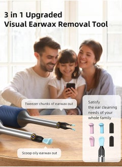 Bebird Ear Wax Removal Tool with Camera WiFi Visible Ear Cleaner with Tweezer with 10 Megapixels Gimbaled Gyroscope 12 Ear Spoons Base Storage Household Ear Cleaning Kit for IOS and Android  - Image 3