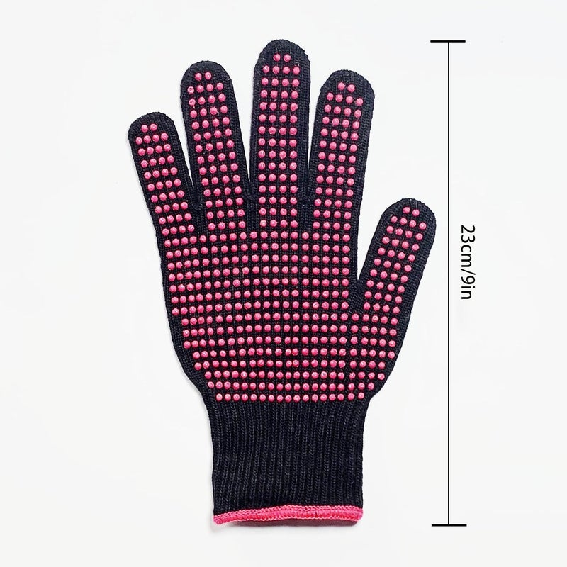 MITCMOLARD Heat Resistant Gloves for Hair Styling, Dryer - Image 2