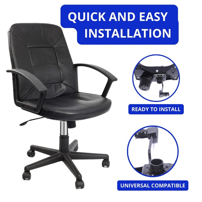 MAKTUNE TECHNOLOGIES Maktune Universal Reinforced Tilting Mechanism Plate for Office Chairs Heavy Duty Replacement Stand with Rolling Wheel Chair Spare Parts Repair Accessories for Gaming Leather and Low Back Chairs - Image 4