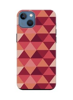 Tough Pro Case for iPhone 15 Dual Layer Hybrid PC TPU Customized Mobile Cover Matte Finish Phone Case - Topsy Turvy Triangles