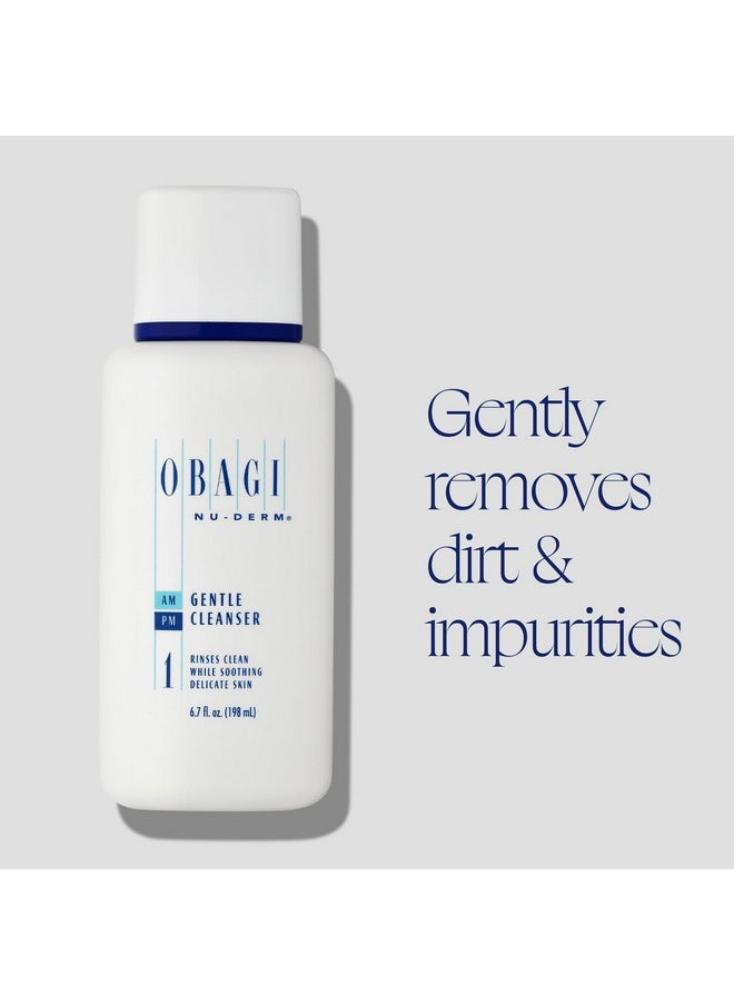 Obagi Medical Obagi Nu-Derm Gentle Cleanser - Mild Face Cleanser that Removes Daily Impurities & Build-Up For Normal to Dry & Sensitive Skin - 6.7 oz  - Image 2