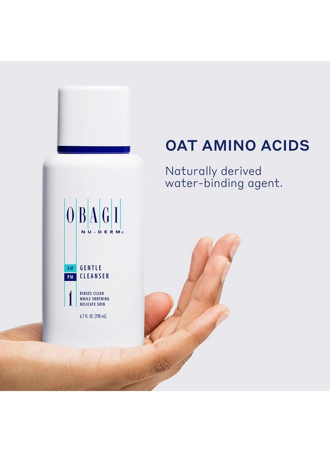 Obagi Medical Obagi Nu-Derm Gentle Cleanser - Mild Face Cleanser that Removes Daily Impurities & Build-Up For Normal to Dry & Sensitive Skin - 6.7 oz  - Image 5