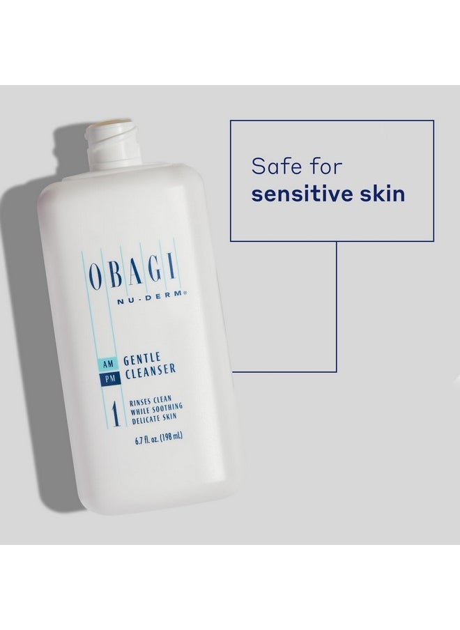 Obagi Medical Obagi Nu-Derm Gentle Cleanser - Mild Face Cleanser that Removes Daily Impurities & Build-Up For Normal to Dry & Sensitive Skin - 6.7 oz  - Image 4