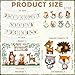 BORAMDO Woodland Animals Baby Shower Decoration Pack Forest Animal Neutral Gender Reveal Party Supplies Woodland Themed Birthday Party Ideas Set 106 Pcs Backdrop Tablecloth Cake Toppers Balloons - Image 2