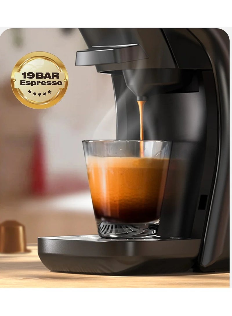 HiBrew H1B 6 IN 1 Coffee Machine Black - Image 2