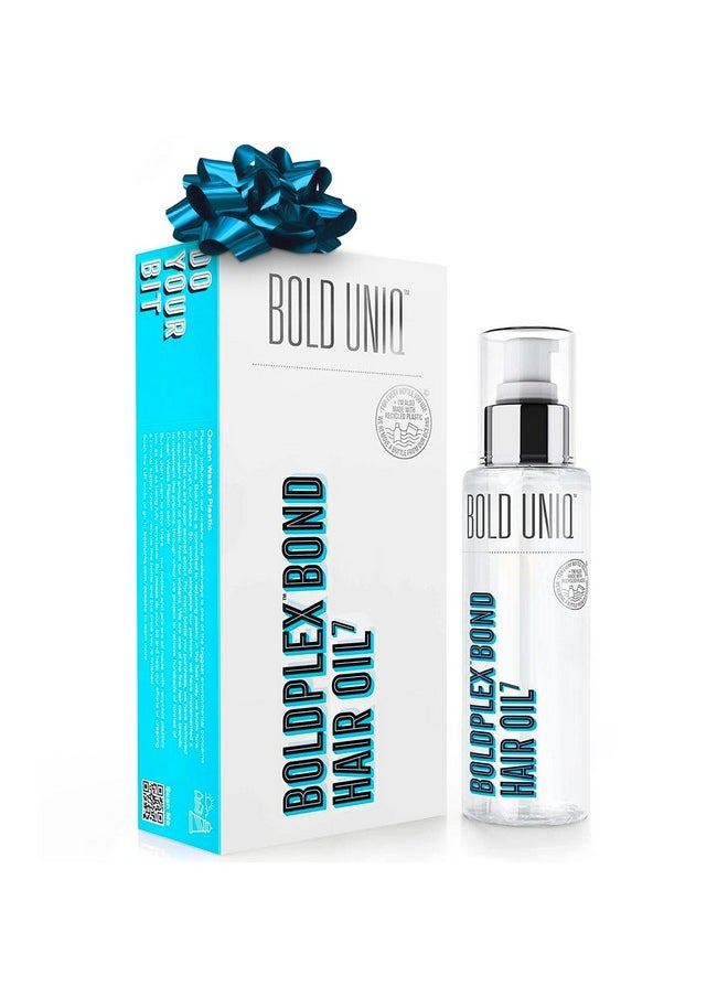 BOLD UNIQ - Boldplex 7 Hair Oil for Dry & Damaged Hair - Adds Shine, Strengthens, Smooths Split Ends & Frizz, Moisturizes & Nourishes. Weightless Hair Treatment Oil For Curly, Frizzy & Coarse Hair - 3.38 FlOz - Image 1
