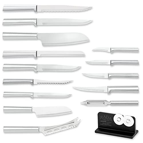 Rada Cutlery Ultimate 15-Piece Gift Set, Silver Handle - Image 1