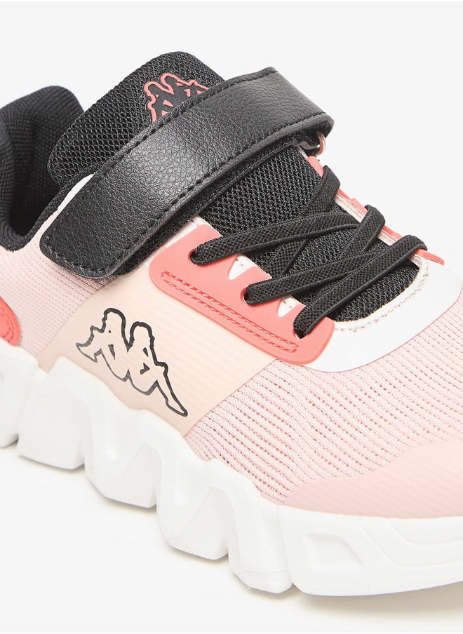Kappa - Girls' Textured Sports Shoes with Hook and Loop Closure - Image 1