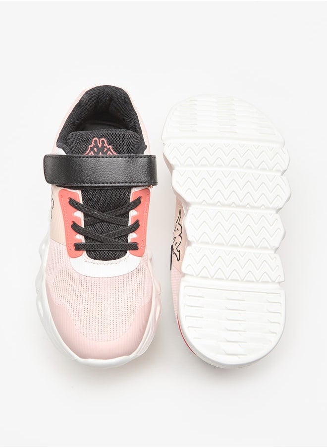 Kappa - Girls' Textured Sports Shoes with Hook and Loop Closure - Image 1