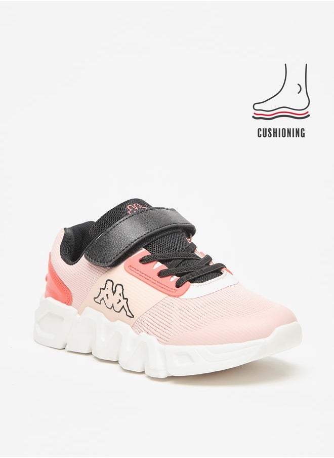 Kappa - Girls' Textured Sports Shoes with Hook and Loop Closure - Image 1