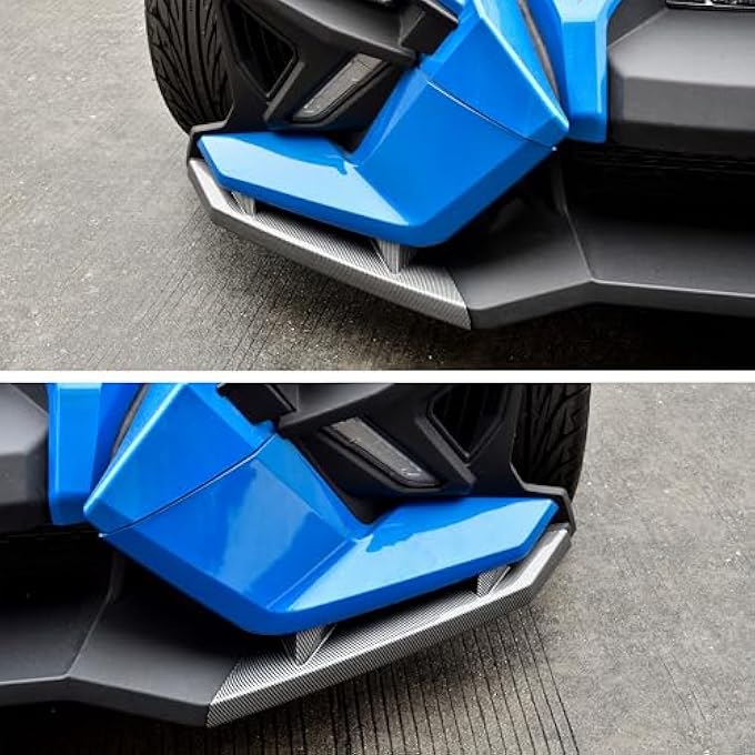 ريحني واقيات الأجنحة الأمامية لحمايات الجناح 20202024 من ألياف الكربون لقطع جانبية تصادم لملحقات بولاريس سلينغشوت 20152024 - Image 5