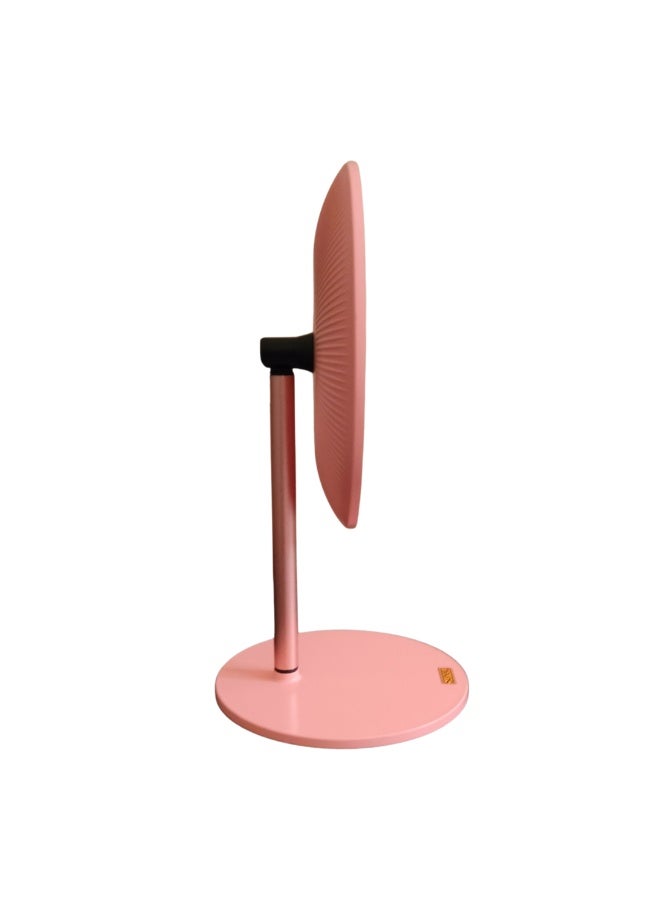 Sunely LED Makeup Mirror with Adjustable Stand, Vanity Mirror with Light, Pink Color - Image 5