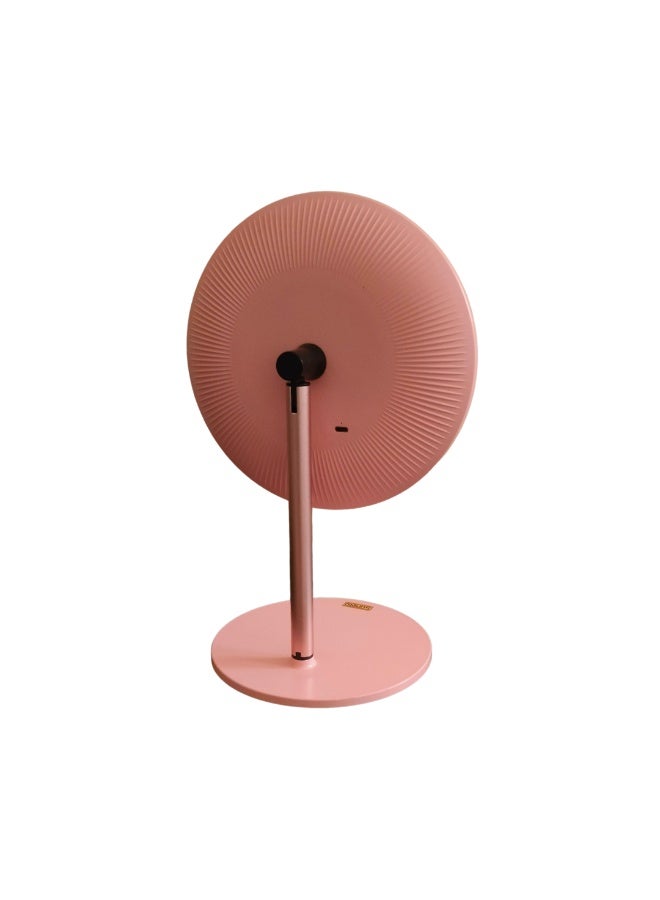 Sunely LED Makeup Mirror with Adjustable Stand, Vanity Mirror with Light, Pink Color - Image 4