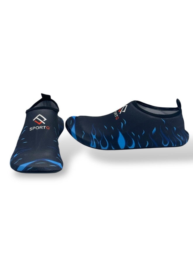 SportQ SportQ® Easy-to-Wear Beach Sandals for Kids, Men & Women Comfortable, Flexible Sole for Protection from Rocks and Hot Sand Quick-Drying Water Shoes for Swimming, Snorkeling, Surfing, Kayaking, Beach, Walking & Yoga  - Image 2