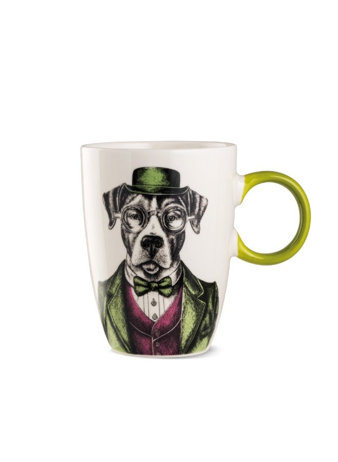 ايجان Mug Human Essence Dog 430 ml New Bone China Dishwasher & Microwave Safe 