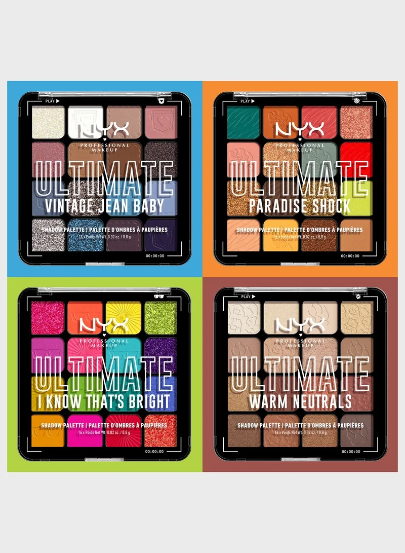 NYX PROFESSIONAL MAKEUP Ultimate Shadow Palette - Paradise Shock