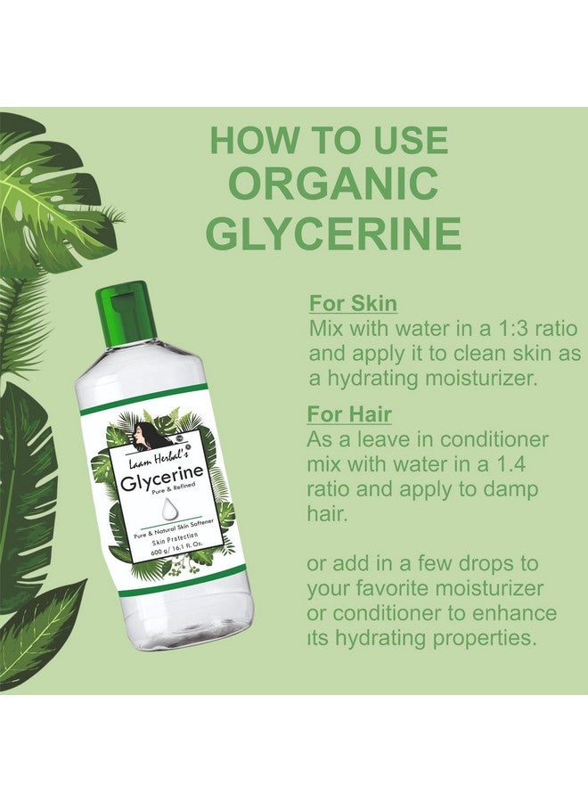 Laam Glycerine Pure & Refined | Multi-Purpose Vegetable Glycerine | Used For Chaffing, Moisturizing, Uneven Skin Tone, Dryness, Dark Spot, Wrinkles, Aging | Natural, Soft & Glowing Skin- 225 G - Image 3