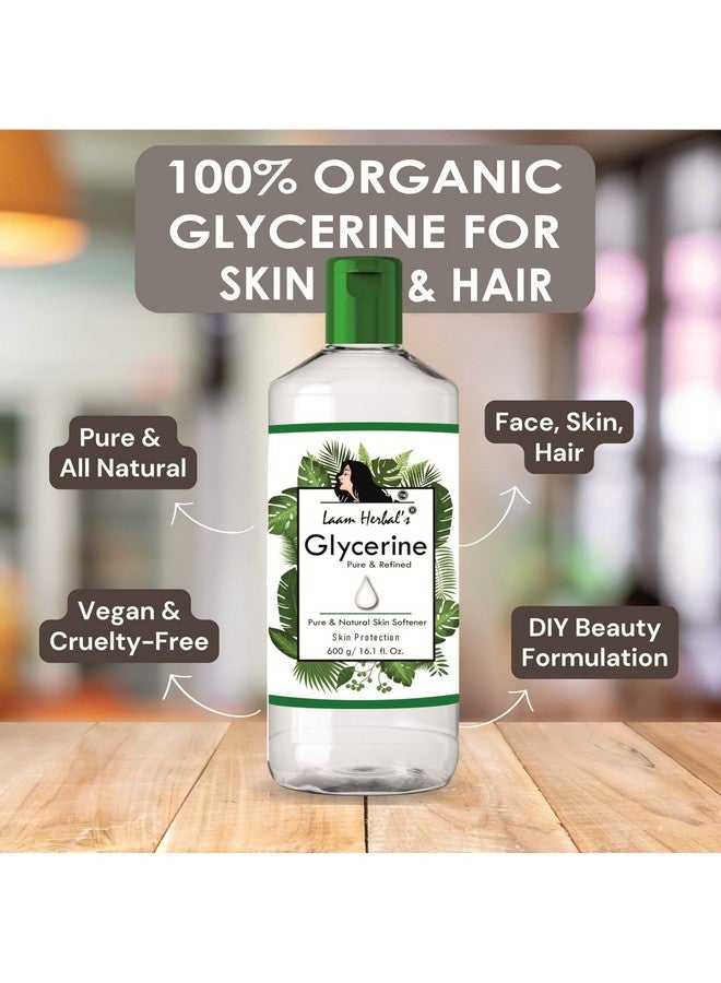 Laam Glycerine Pure & Refined | Multi-Purpose Vegetable Glycerine | Used For Chaffing, Moisturizing, Uneven Skin Tone, Dryness, Dark Spot, Wrinkles, Aging | Natural, Soft & Glowing Skin- 225 G - Image 5