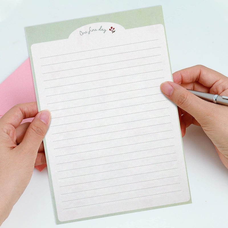 KSIWRE Stationary Paper and Envelopes Set, 36 PCS Lined Stationary Writing Paper with 18 PCS Matching Envelopes, Fresh Floral Style Letter Writing Paper for Invitations Gifts Holiday Wishes - Image 3