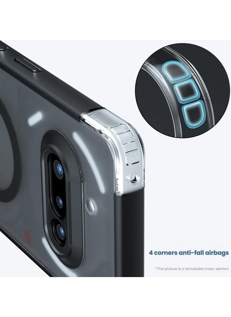 VKL - Case Compatible with Nothing Phone (3a), Built-in Precision Hole Lens Protection & Magnetic Function, Ultra-thin Skin-friendly Protective Cover for Nothing Phone 3A - Image 1