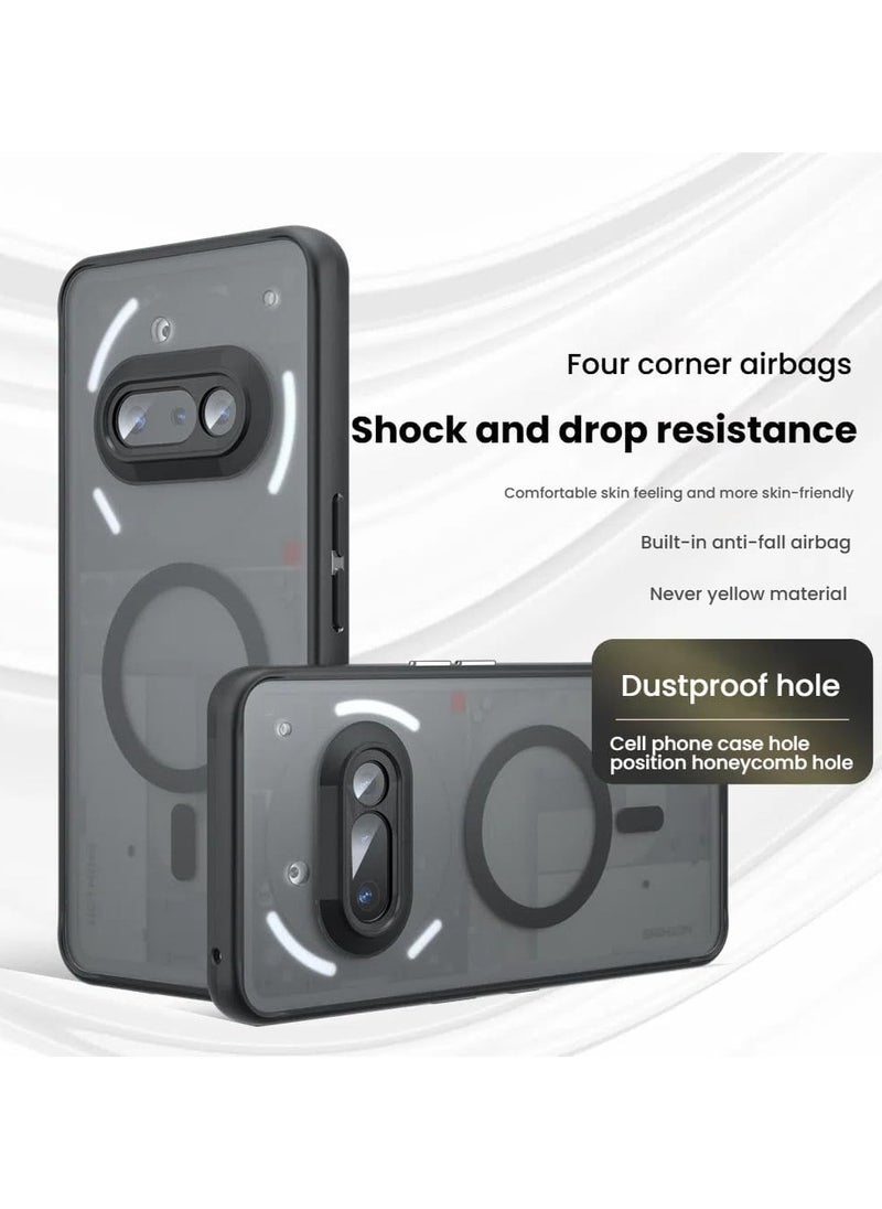 VKL - Case Compatible with Nothing Phone (3a), Built-in Precision Hole Lens Protection & Magnetic Function, Ultra-thin Skin-friendly Protective Cover for Nothing Phone 3A - Image 1