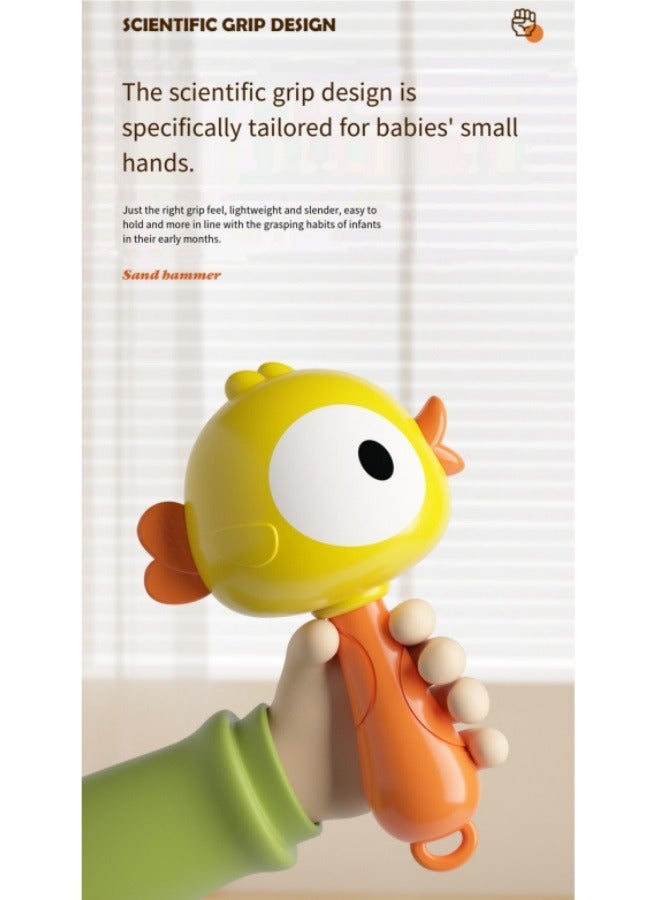 2 Pcs Sand Hammer Toy Baby Rattle Early Childhood Education And Sand Hammer Grasping Exercise Baby Toys  - Image 3
