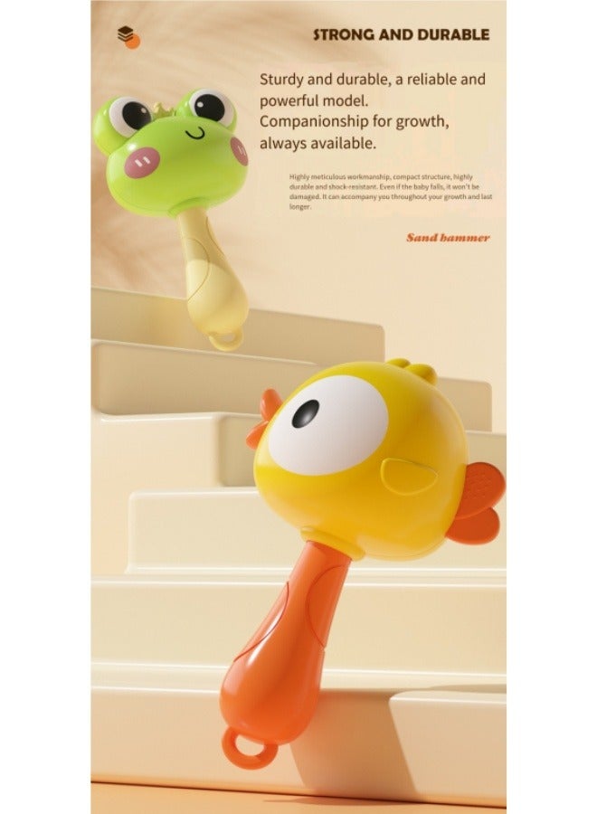 2 Pcs Sand Hammer Toy Baby Rattle Early Childhood Education And Sand Hammer Grasping Exercise Baby Toys  - Image 5