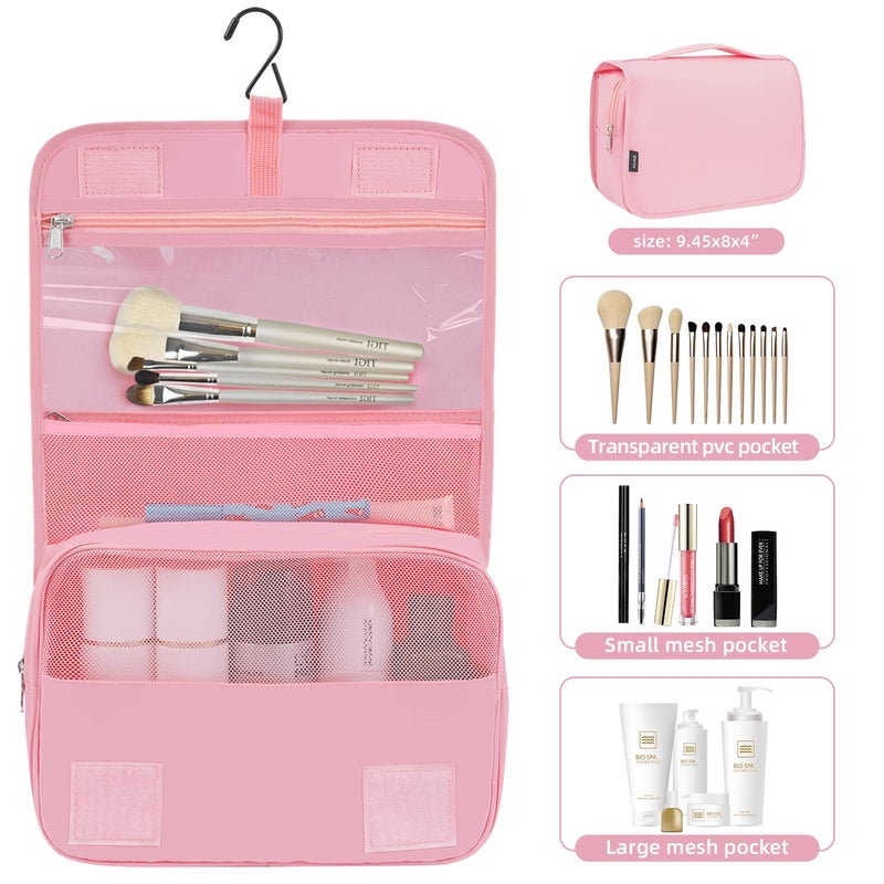 BAGAIL 10 Set Packing Cubes Various Sizes Packing Organizer for Travel Accessories Luggage Carry On Suitcase-Pink - Image 3