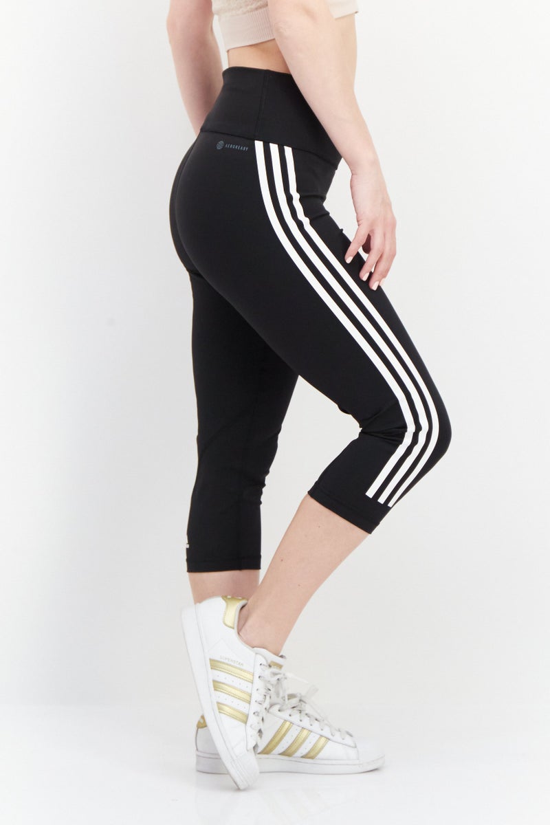 Adidas Women Sportswear Fit Training Leggings, Black Combo - Image 2