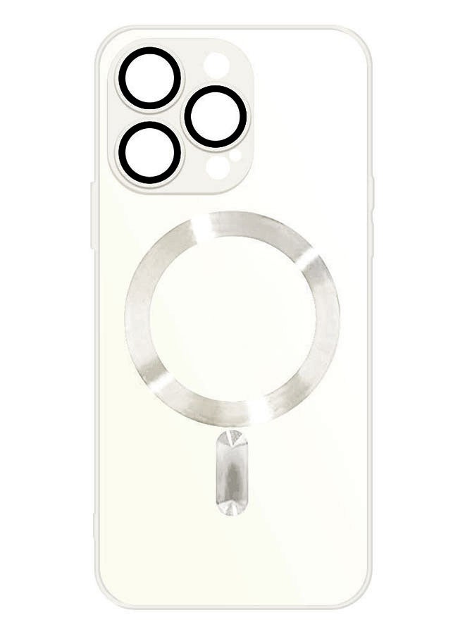 CATANES iphone 13 Pro Max Case and Cover With MagSafe Built-in High-Grade Material White - Image 2