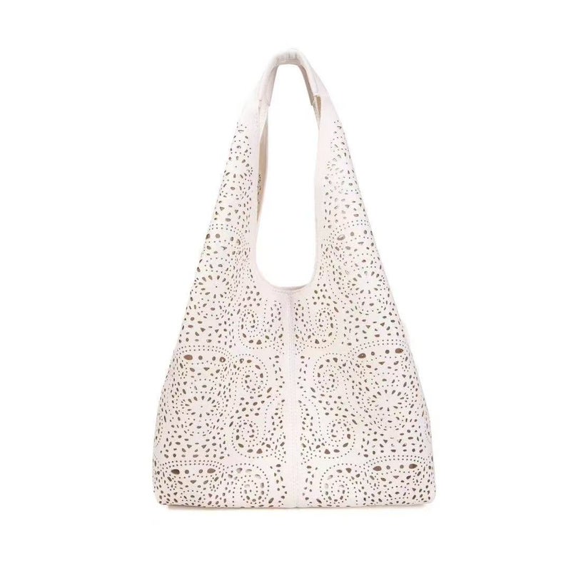 2025 Spring Retro Paisley Hollow Women'S Bag Casual Versatile Large Double Shoulder Crossbody Bag - Image 1