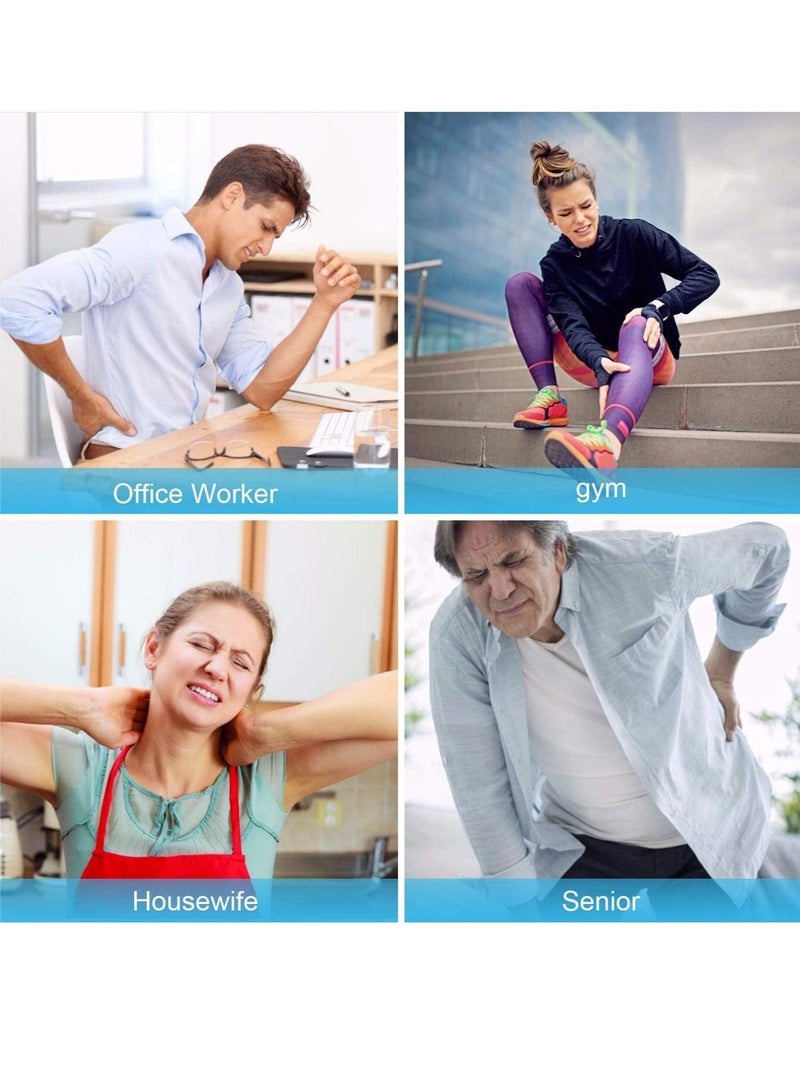 AL RAID Knee Massager with 9-Level Heat & Vibration – Cordless Electric Therapy, LED Display, USB Rechargeable, Pain Relief for Arthritis, Injury & Joint Care - Image 2